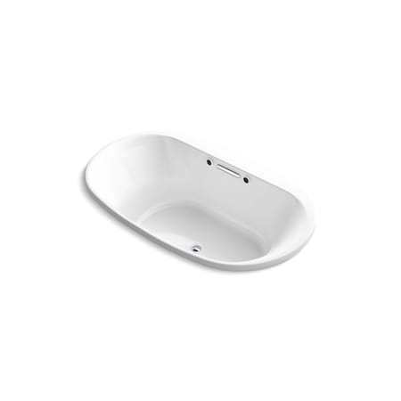 Kohler Air Tub, 72 in L, 42 in W, Acrylic, Center 5718-GHW-0